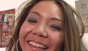 Keeani Lei everywhere shaved love pierce gets cumshot after engulfing dong in gloryhole